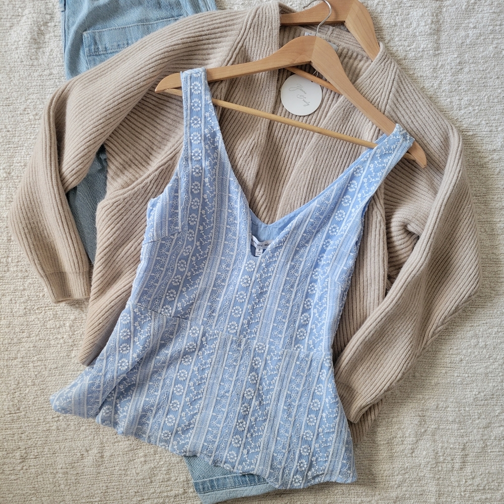 Cupcakes & Cashmere Embroidered Tank